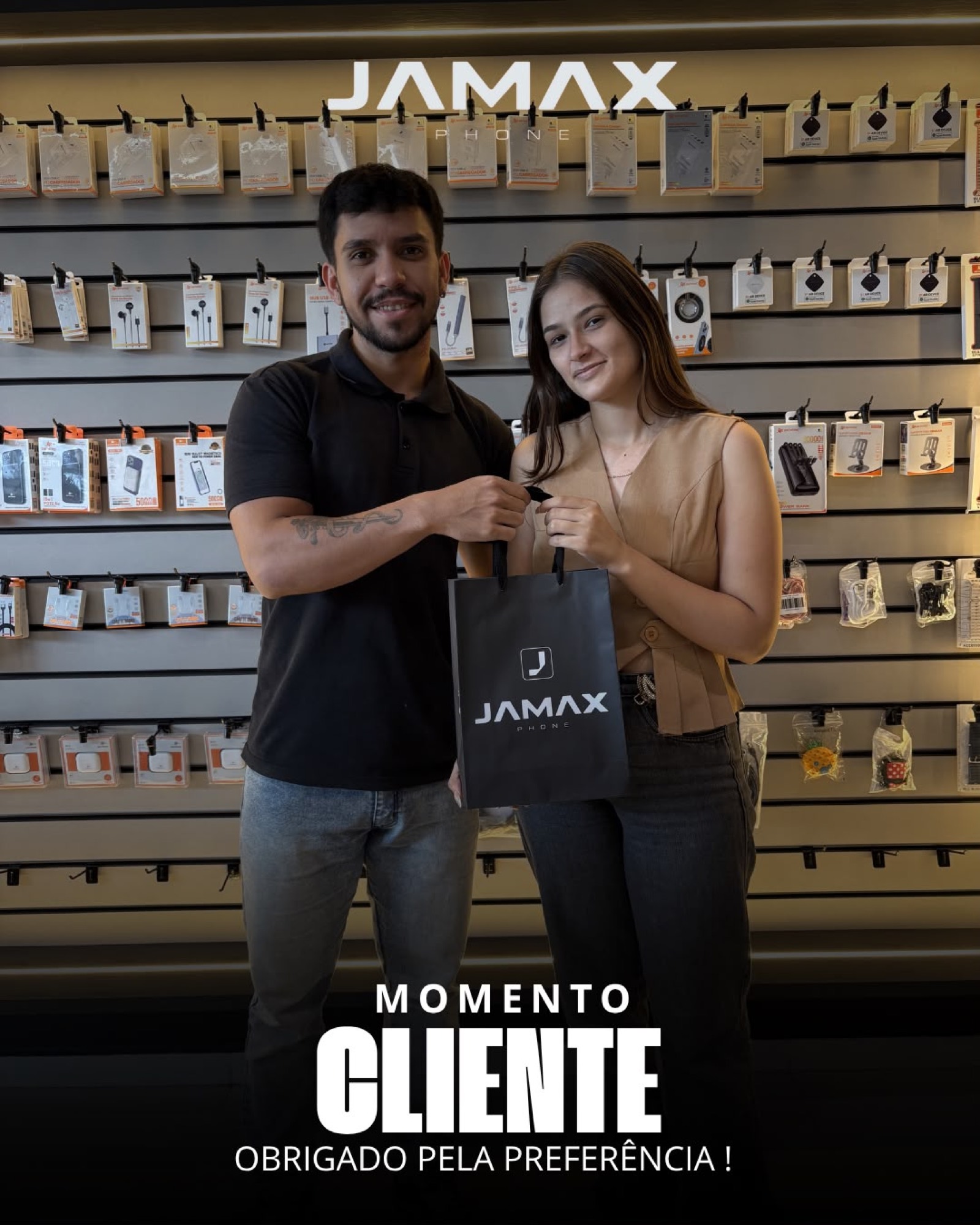 Cliente na Jamax Phone